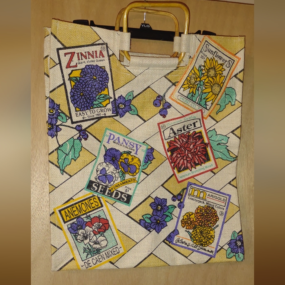 Burlap Tote Bag, made In India